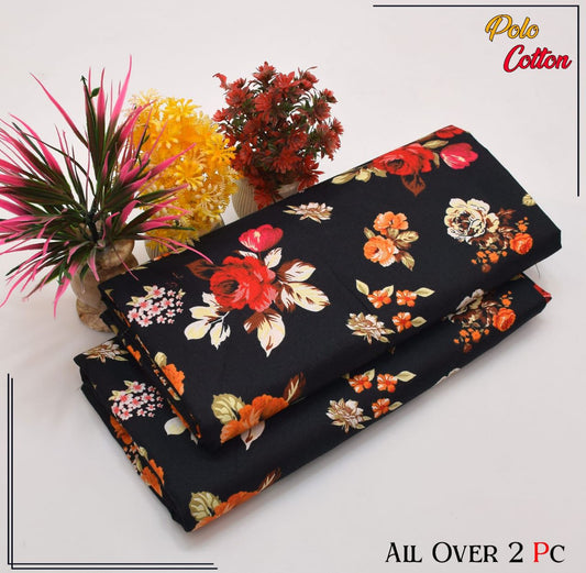 POLO COTTON PRINTED  2PC [ SALE OFFER ] PC-13