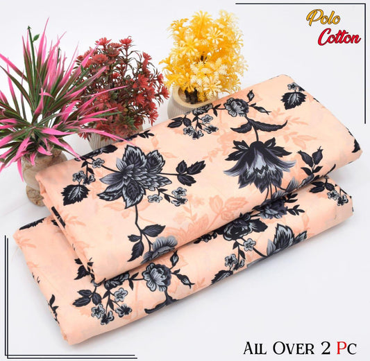 POLO COTTON PRINTED  2PC [ SALE OFFER ] PC-46