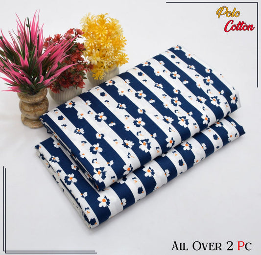POLO COTTON PRINTED  2PC [ SALE OFFER ] PC- 617